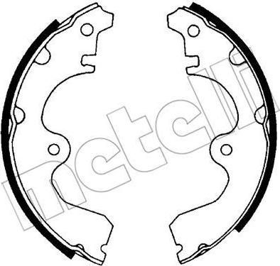 METELLI 53-0425 комплект тормозных колодок на TOYOTA STARLET (_P7_)