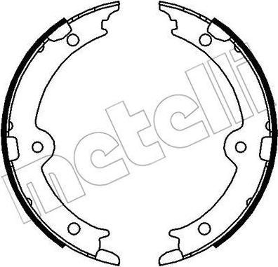 METELLI 53-0449 комплект тормозных колодок, стояночная тормозная с на LEXUS GS (GRS19_, UZS19_, URS19_, GWS19_)