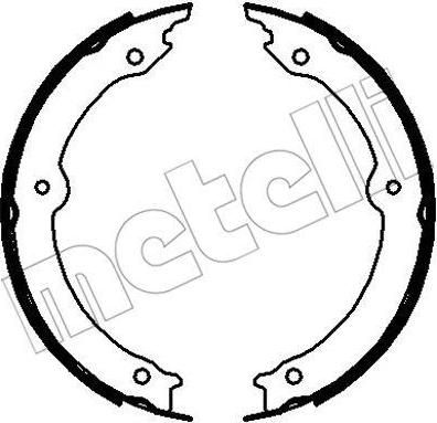 METELLI 53-0451 комплект тормозных колодок, стояночная тормозная с на TOYOTA SEQUOIA (UCK45_, UCK35_)