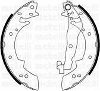 METELLI 53-0475 комплект тормозных колодок на 3 (E30)