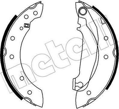 METELLI 53-0476 комплект тормозных колодок на VOLVO 460 L (464)