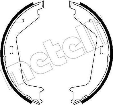 METELLI 53-0479 комплект тормозных колодок, стояночная тормозная с на VOLVO V70 III (BW)