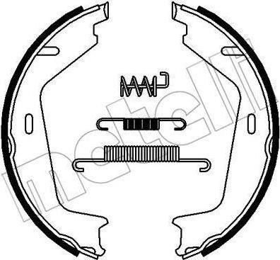 METELLI 53-0479K комплект тормозных колодок, стояночная тормозная с на VOLVO V70 III (BW)
