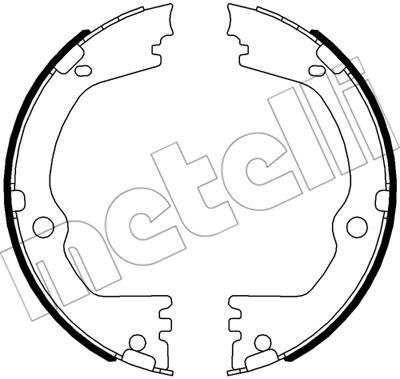 METELLI 53-0532 комплект тормозных колодок, стояночная тормозная с на HYUNDAI GRAND SANTA FE