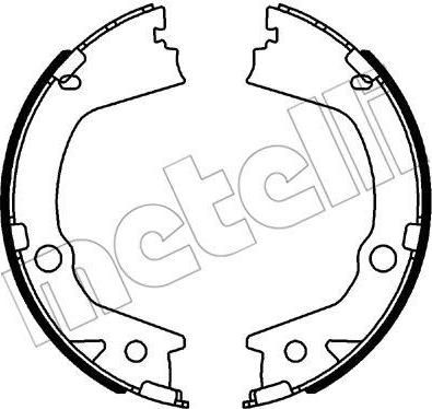 METELLI 53-0562 комплект тормозных колодок, стояночная тормозная с на SSANGYONG KORANDO