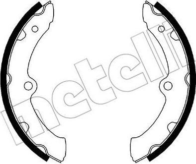 METELLI 53-0639 комплект тормозных колодок на TOYOTA DYNA c бортовой платформой/ходовая часть (KD_, LY_, TRY2_, K