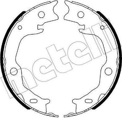 METELLI 53-0645 комплект тормозных колодок, стояночная тормозная с на LEXUS ES (AVV6_, GSV6_, ASV6_)