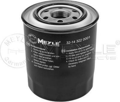 Meyle 32-14 322 0001 масляный фильтр на MITSUBISHI L 300 автобус (P0_W, P1_W, P2_W)
