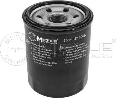 Meyle 35-14 322 0005 масляный фильтр на MAZDA 626 III (GD)