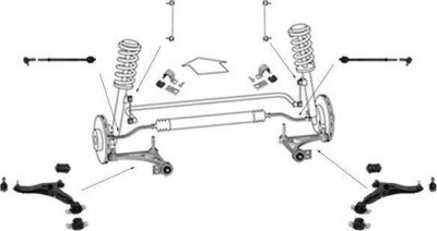 Meyle WG0151400 подвеска колеса на VOLVO V40 универсал (VW)