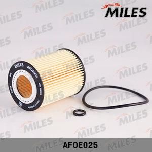 MILES AFOE025 Фильтр масляный (вставка) (OPEL ASTRA G/H/CORSA C/D 1.0-1.4) AFOE025