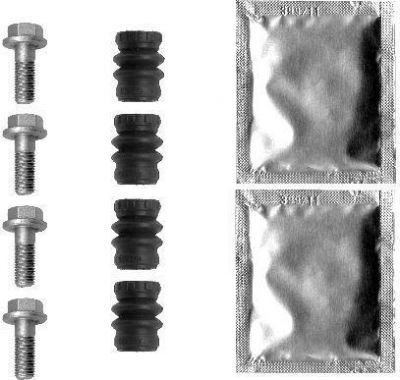 MINTEX MBA1324A комплект принадлежностей, тормозной суппорт