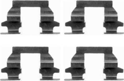 MINTEX MBA1625 комплектующие, колодки дискового тормоза на NISSAN TIIDA седан (SC11X)