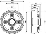 MINTEX MBD032 тормозной барабан на PEUGEOT 309 II (3C, 3A)