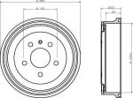 MINTEX MBD063 тормозной барабан на OPEL ZAFIRA A (F75_)