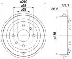 MINTEX MBD299 тормозной барабан на FIAT ALBEA (178_)