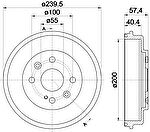 MINTEX MBD359 тормозной барабан на MAZDA 2 (DE)