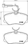 MINTEX MDB1505 комплект тормозных колодок, дисковый тормоз на FIAT CROMA (154)