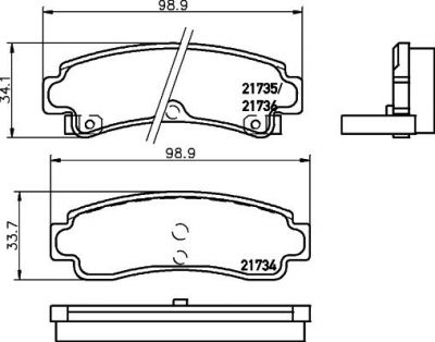 MINTEX MDB1548 комплект тормозных колодок, дисковый тормоз на NISSAN SUNNY III Liftback (N14)