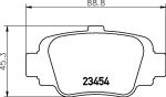 MINTEX MDB1569 комплект тормозных колодок, дисковый тормоз на NISSAN MICRA II (K11)