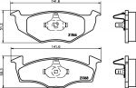 MINTEX MDB1872 комплект тормозных колодок, дисковый тормоз на VW POLO Variant (6KV5)