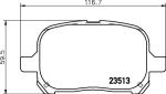 MINTEX MDB1921 Колодки торм.пер. Toyota Camry