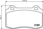 MINTEX MDB2221 комплект тормозных колодок, дисковый тормоз на VOLVO V70 II (SW)