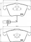 MINTEX MDB2648 комплект тормозных колодок, дисковый тормоз на AUDI A6 Allroad (4FH, C6)