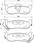 MINTEX MDB2651 комплект тормозных колодок, дисковый тормоз на INFINITI QX56