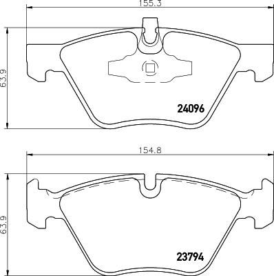 MINTEX MDB2699 Комплект тормозных колодок, диско