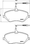 MINTEX MDB2700 Комплект тормозных колодок, диско