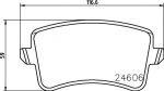 MINTEX MDB2929 комплект тормозных колодок, дисковый тормоз на AUDI A4 Allroad (8KH, B8)