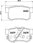 MINTEX MDB2959 комплект тормозных колодок, дисковый тормоз на HONDA ACCORD VIII (CU)