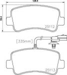 MINTEX MDB3094 комплект тормозных колодок, дисковый тормоз на OPEL MOVANO B фургон