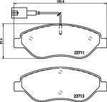 MINTEX MDB3318 Комплект тормозных колодок, диско