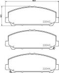 MINTEX MDB3714 комплект тормозных колодок, дисковый тормоз на INFINITI QX56
