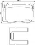 MINTEX MDB3724 комплект тормозных колодок, дисковый тормоз на HYUNDAI GENESIS купе