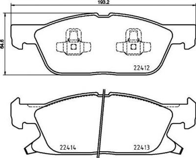 MINTEX MDB3895 комплект тормозных колодок, дисковый тормоз на FORD GALAXY