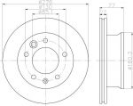 MINTEX MDC1037 тормозной диск на VW LT 28-46 II c бортовой платформой/ходовая часть (2DC, 2DF, 2