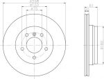 MINTEX MDC1054 тормозной диск на 5 (E39)