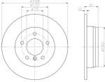 MINTEX MDC1061 тормозной диск на 5 (E39)