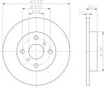 MINTEX MDC1099 тормозной диск на TOYOTA TERCEL (AL2_)