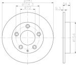 MINTEX MDC1309 тормозной диск на MAZDA 323 F V (BA)