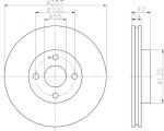 MINTEX MDC1401 тормозной диск на MAZDA 323 S VI (BJ)