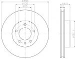MINTEX MDC1610L тормозной диск на VW TOUAREG (7LA, 7L6, 7L7)