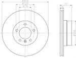 MINTEX MDC1658 тормозной диск на 5 Touring (E61)