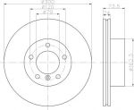 MINTEX MDC1745 тормозной диск на 3 (E90)