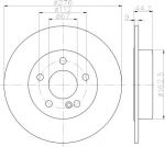 MINTEX MDC2522 тормозной диск на MERCEDES-BENZ B-CLASS (W246, W242)