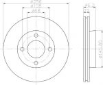 MINTEX MDC328 тормозной диск на AUDI 80 (89, 89Q, 8A, B3)