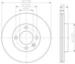 MINTEX MDC365 тормозной диск на AUDI 80 (81, 85, B2)